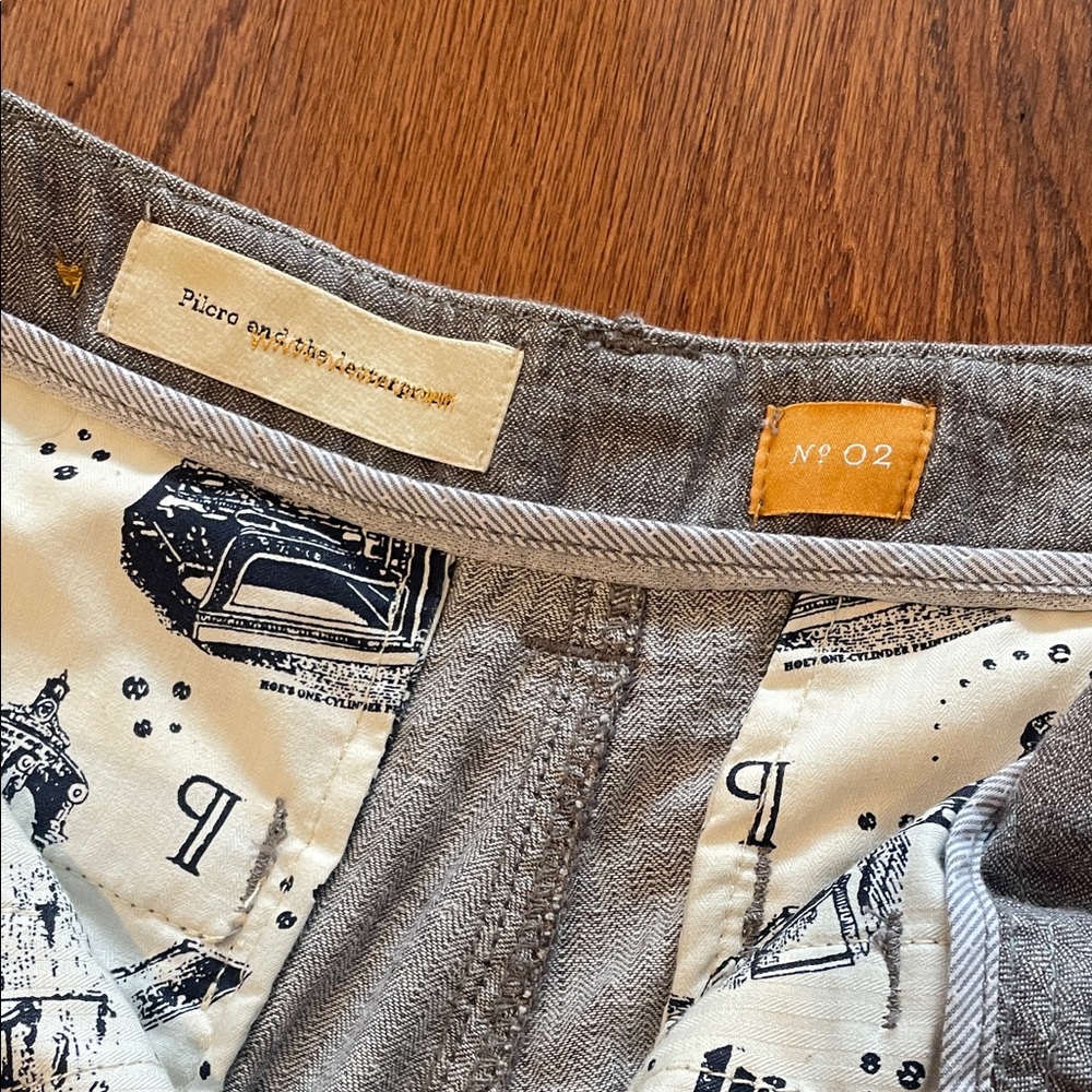 Pilcro Gray Linen Pants from Anthropologie - Picture 2 of 4